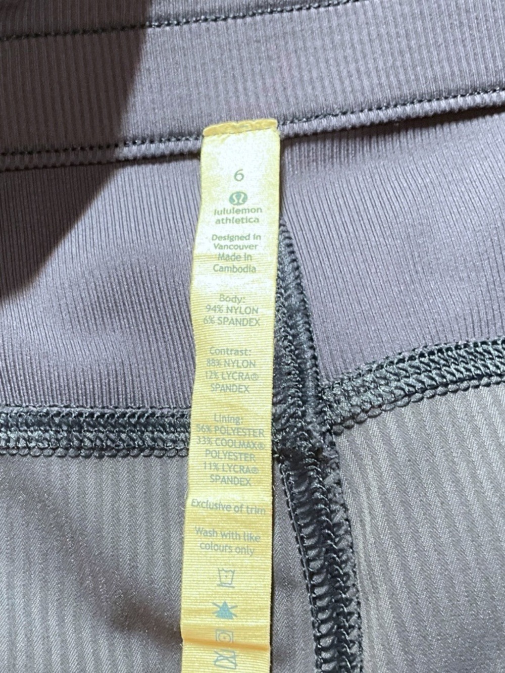 LULULEMON Studio Crop in Cadet Blue Side Pockets Drawstring Waist US Sz 6 - Picture 5 of 11